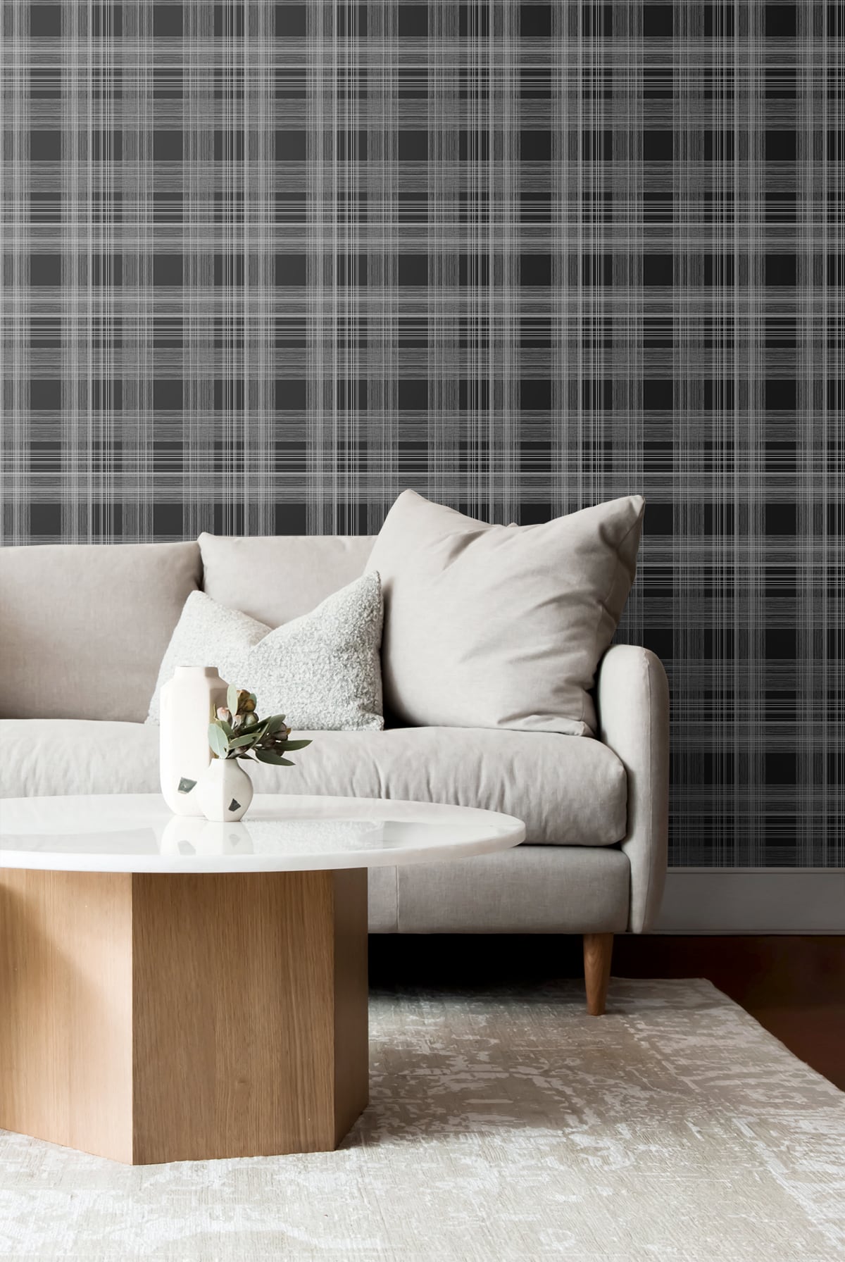 Rad Plaid Peel and Stick Removable Wallpaper