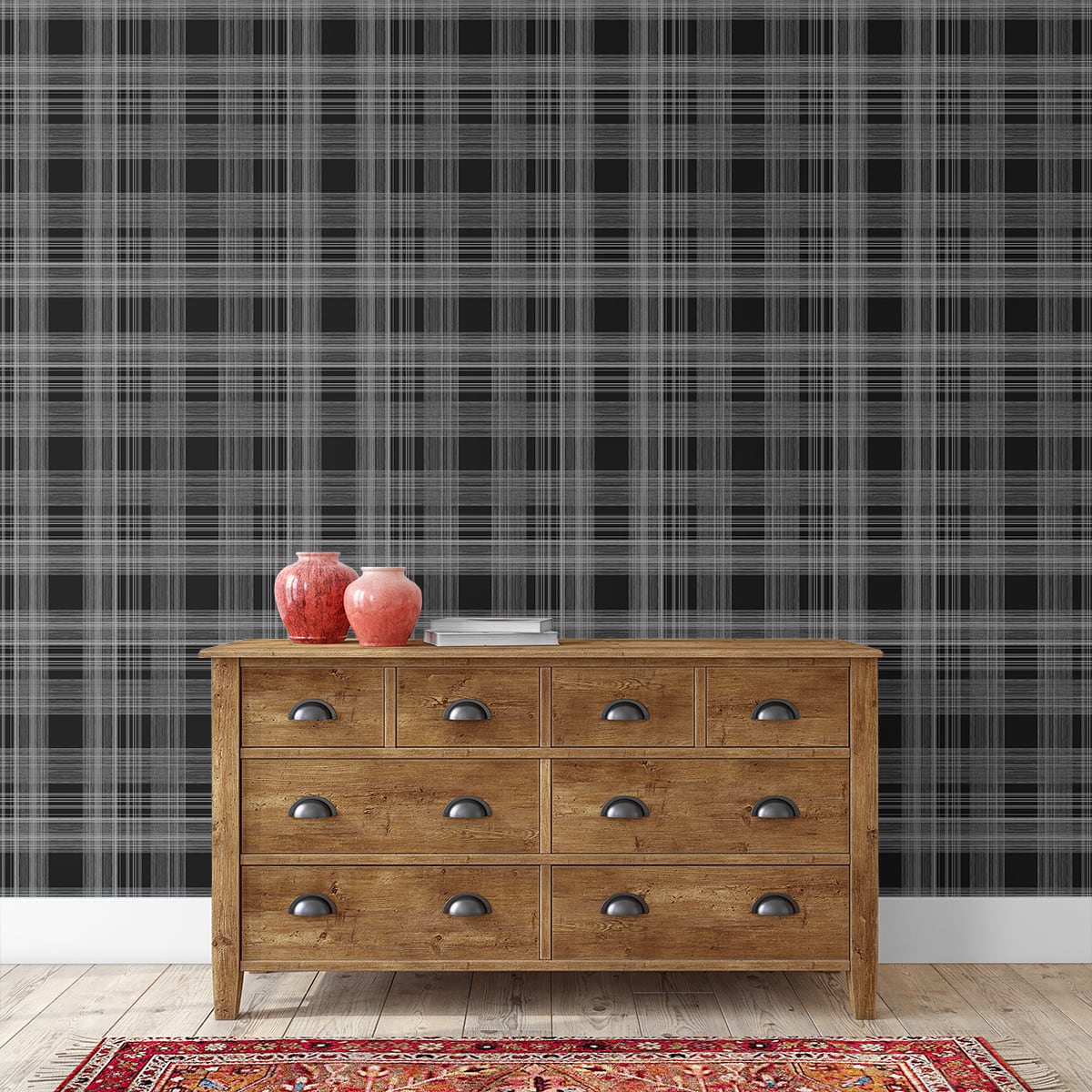 Rad Plaid Peel and Stick Removable Wallpaper