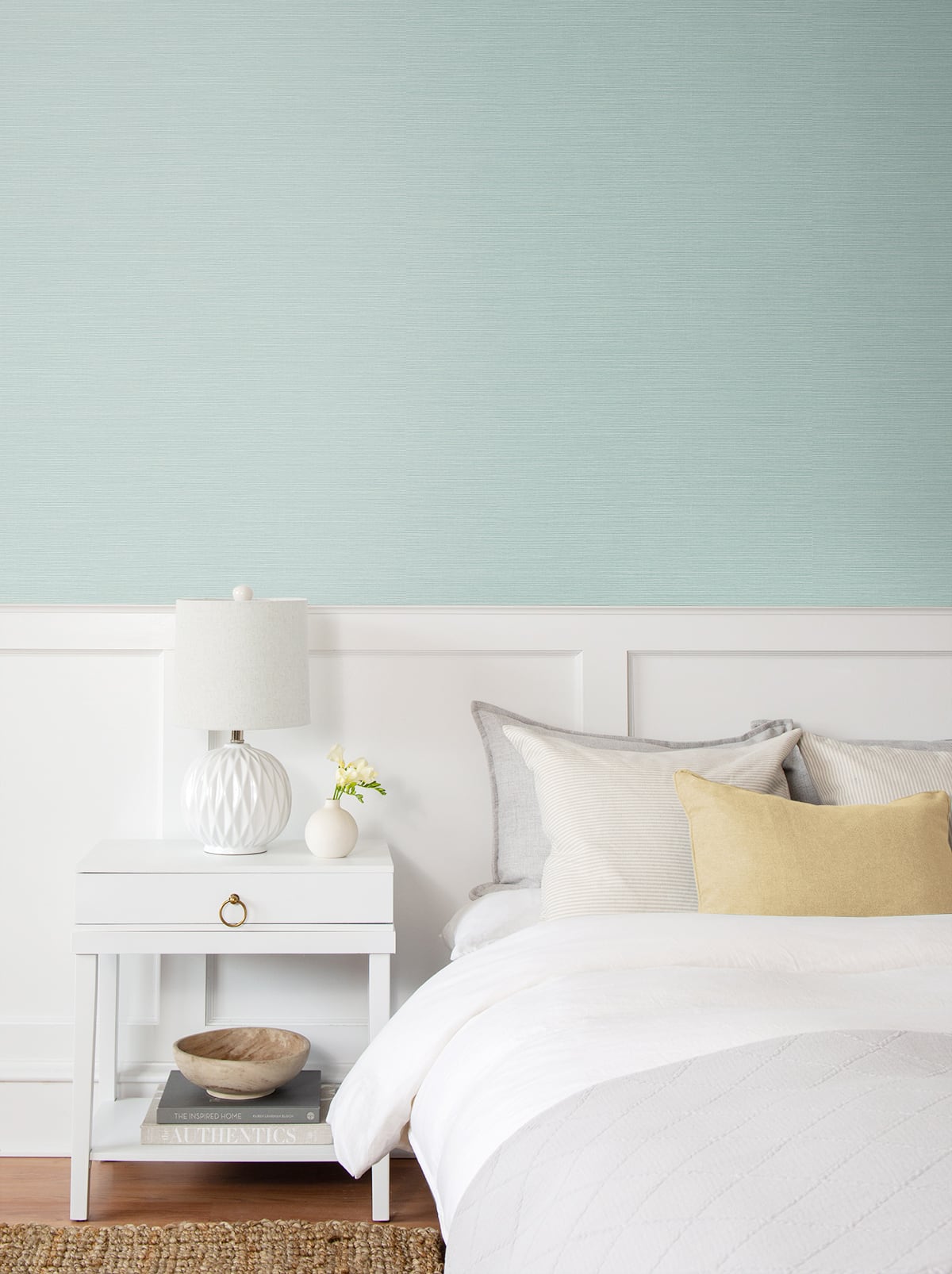 Seaside Faux Sisal Peel and Stick Removable Wallpaper