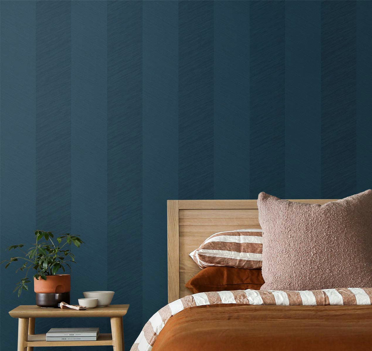 Chevy Hemp Peel and Stick Removable Wallpaper