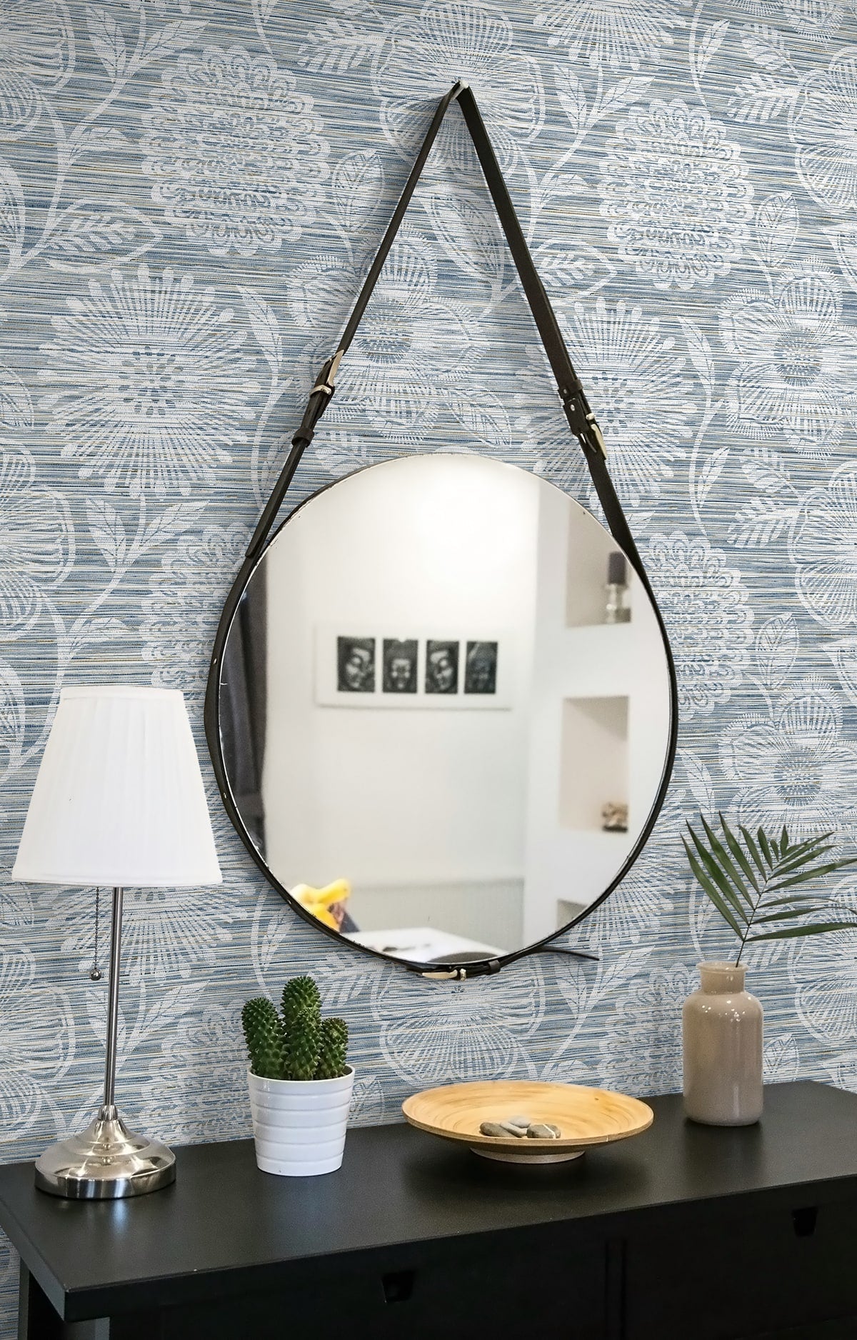 Faux Grass Floral Peel and Stick Removable Wallpaper