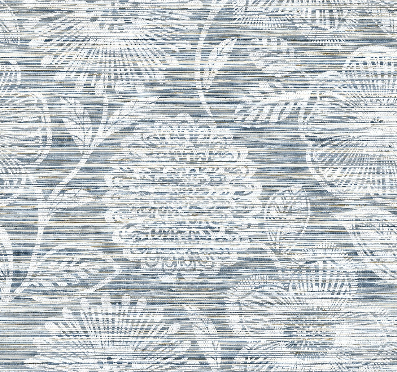 Faux Grass Floral Peel and Stick Removable Wallpaper