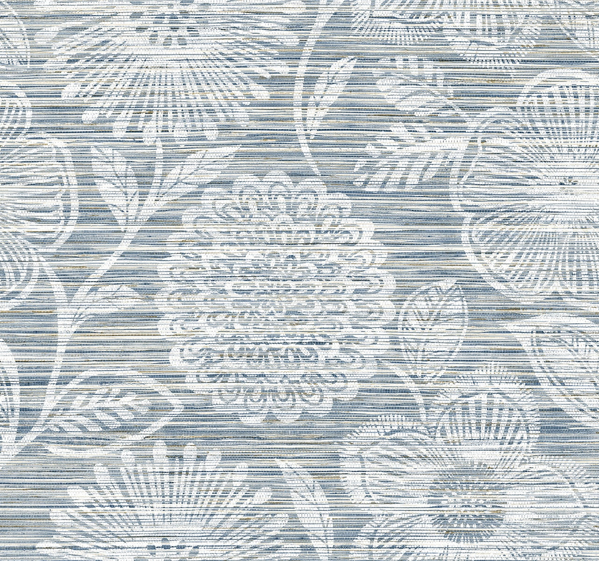 Faux Grass Floral Peel and Stick Removable Wallpaper