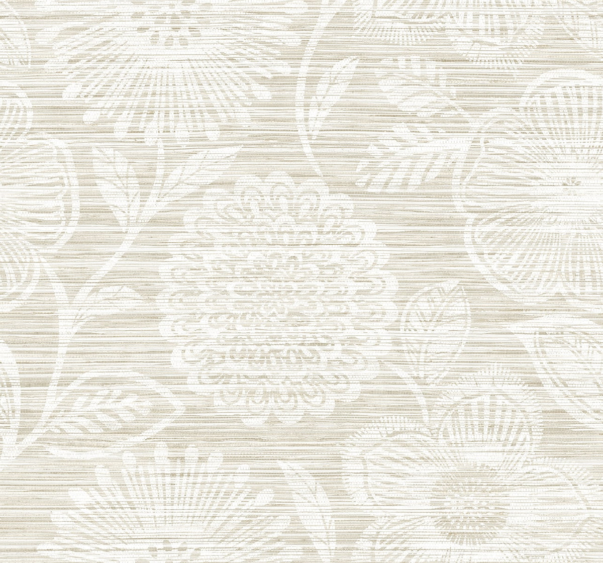 Faux Grass Floral Peel and Stick Removable Wallpaper