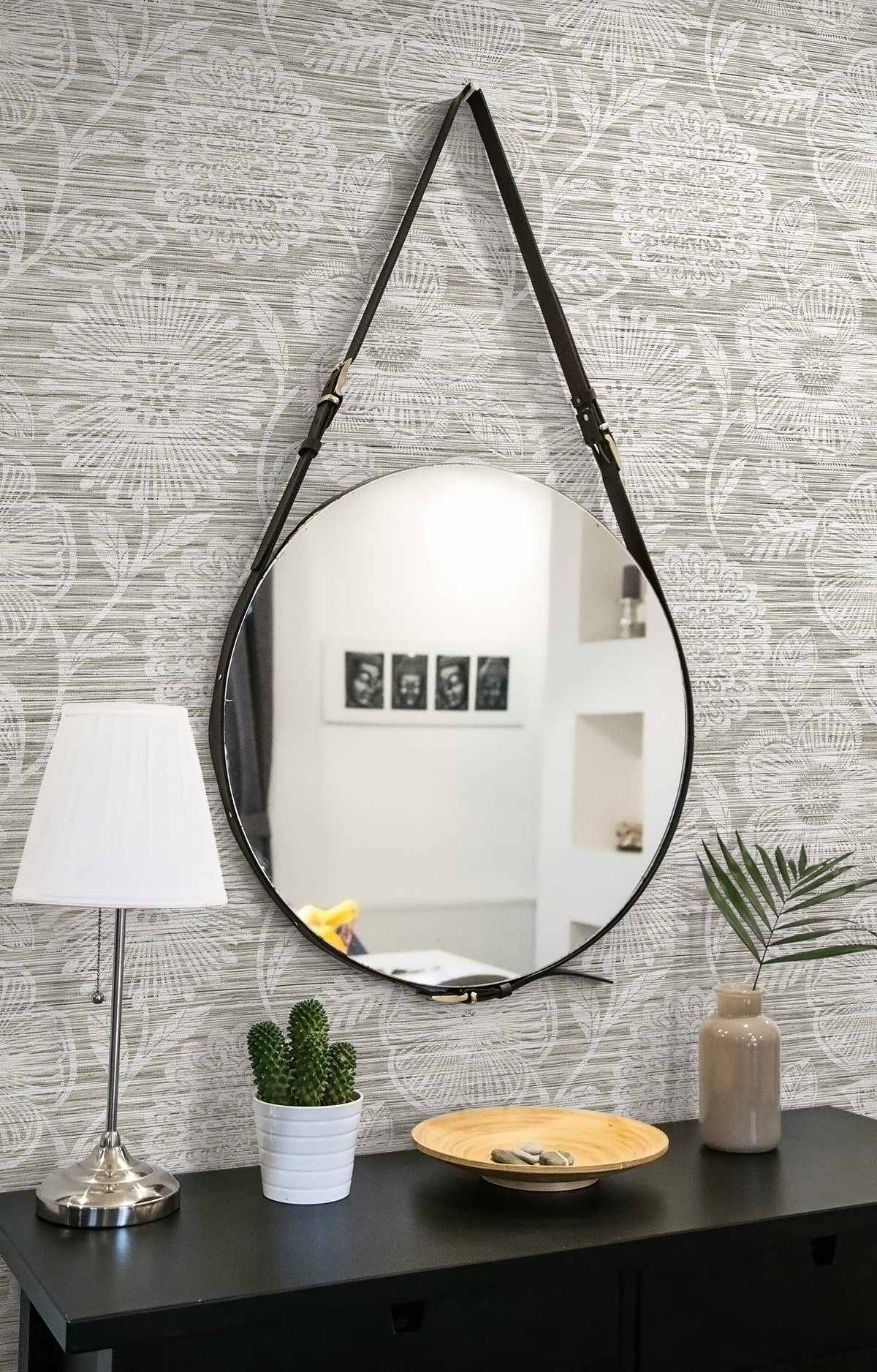 Faux Grass Floral Peel and Stick Removable Wallpaper