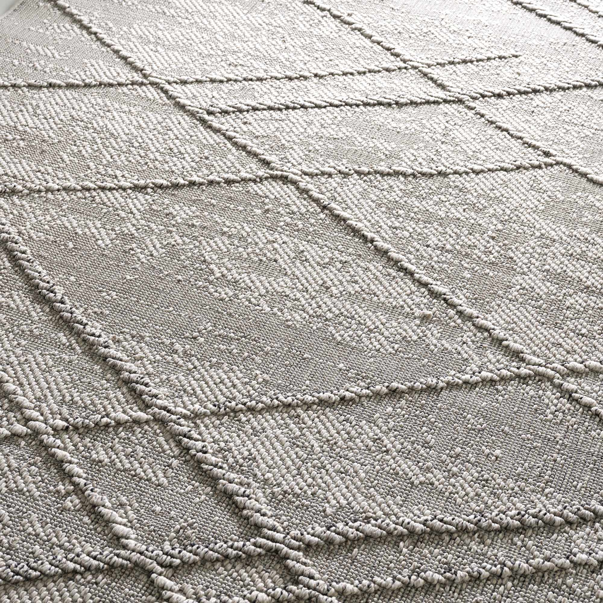 Baqer Bone & Taupe Area Rug