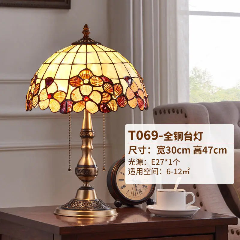 DecorBites™ Luxe Copper Bedroom Desk Lamp Living Room Floor Light LED Study Lighting
