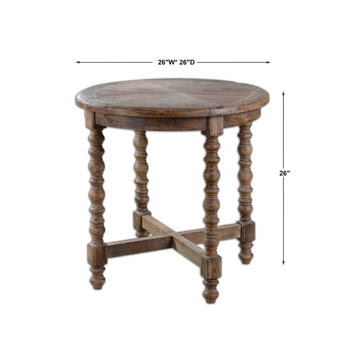 Samuelle End Table - Solid Wood