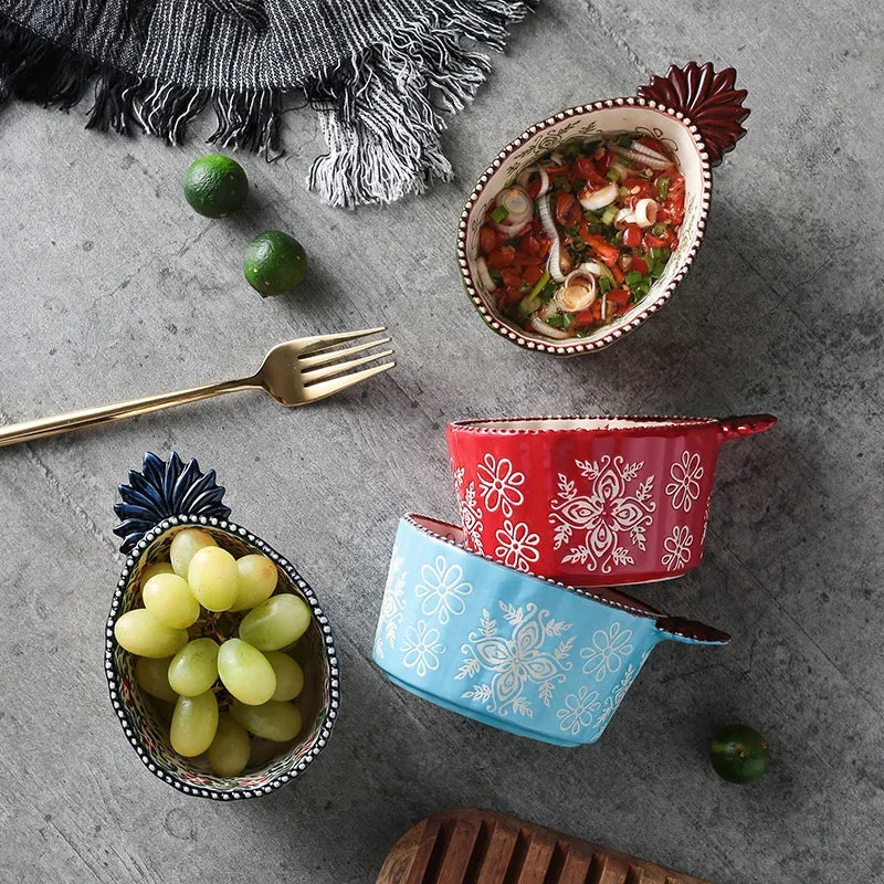 Japanese Style Hand-painted Seasoning Dishes & Soy Sauce Bowls