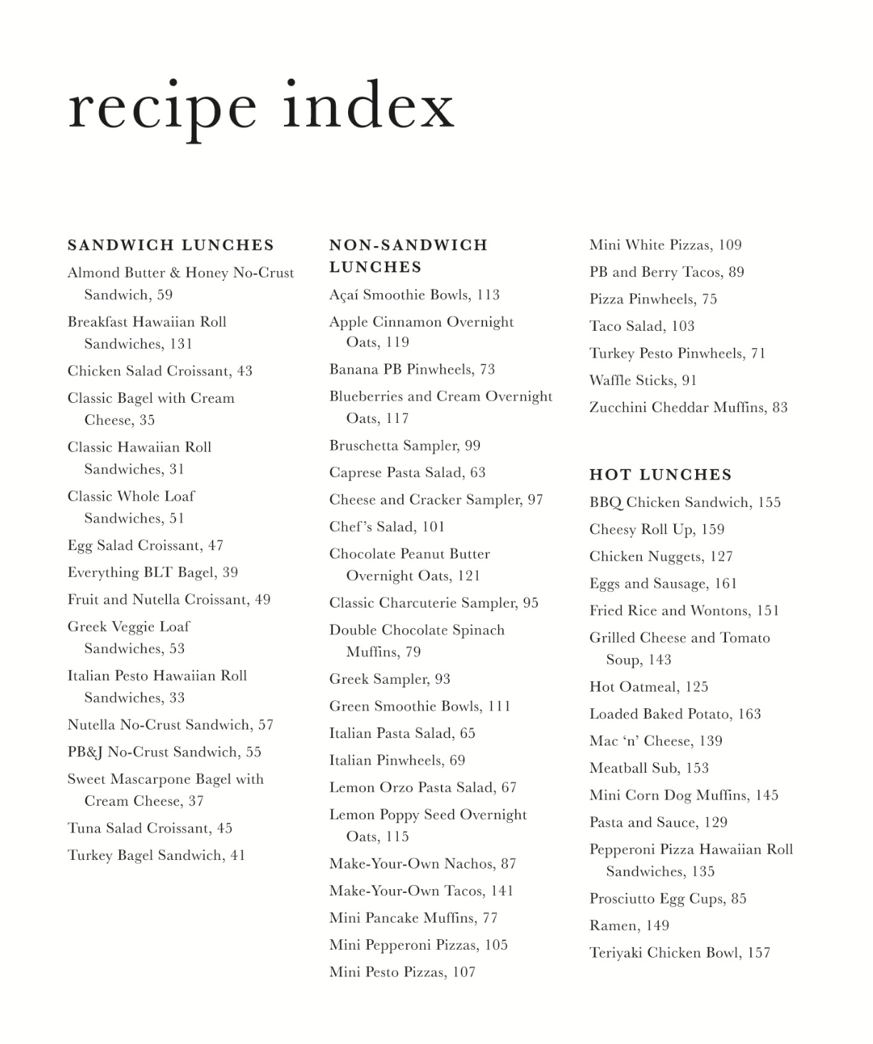 A Guide to School Lunches Cookbook