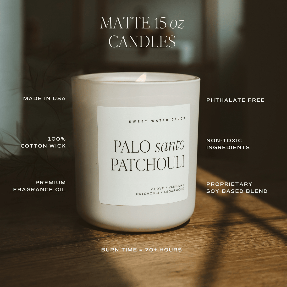 Land of the Free Home of the Brave Soy Candle - Red Matte Jar - 15 oz