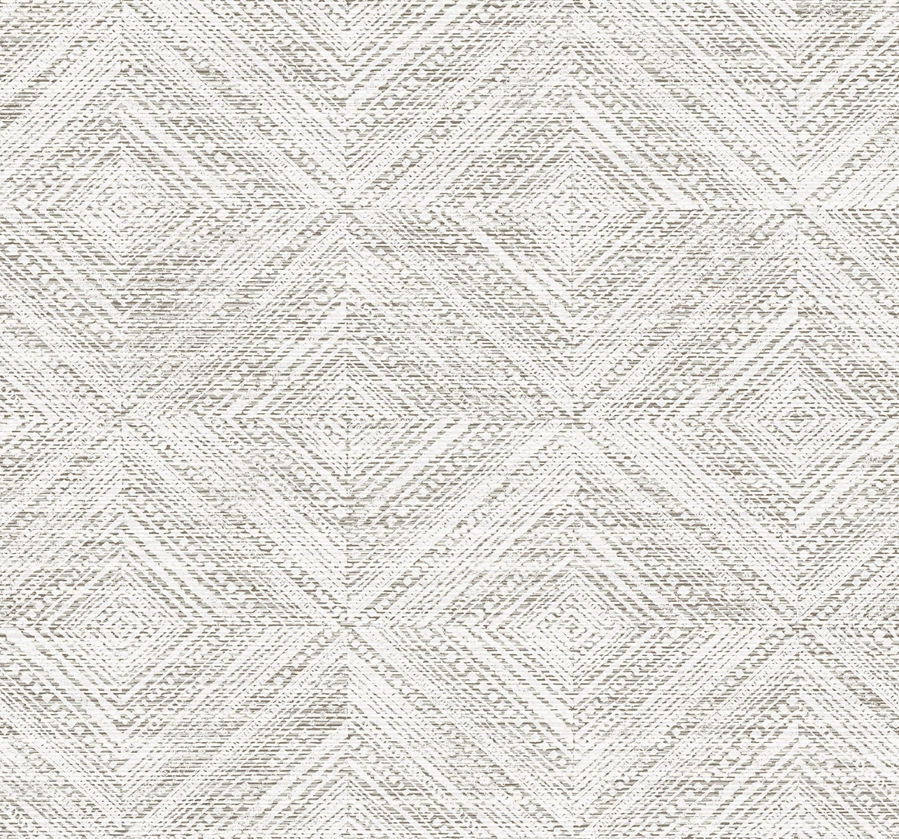 Fibers and Threads Leigh Diamond Geometric Nonwoven Unpasted Wallpaper