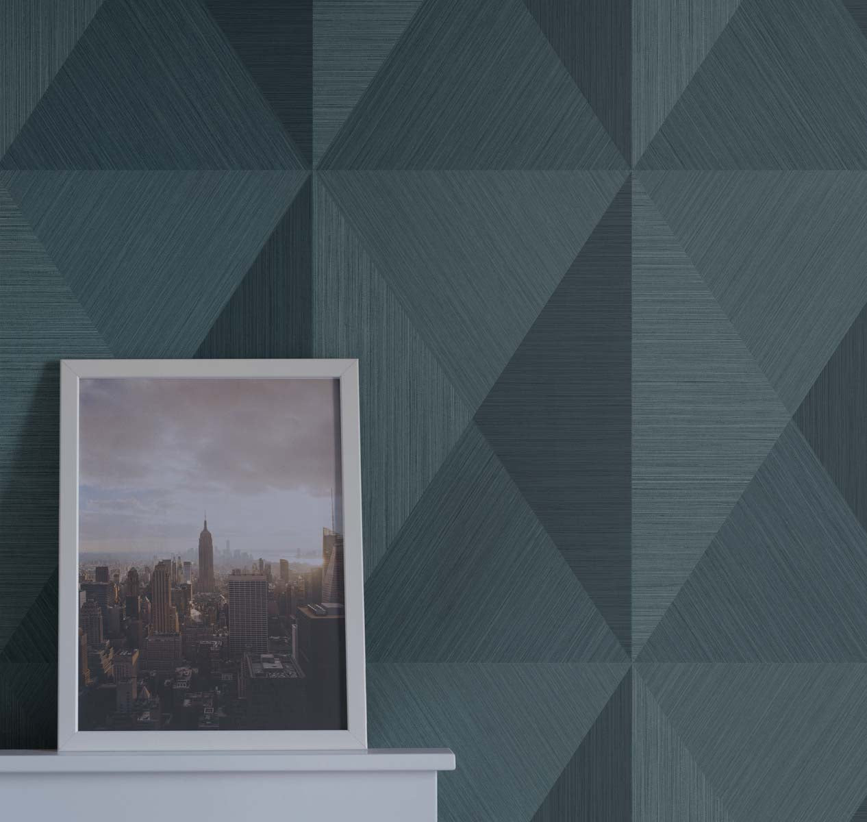 Even More Textures Pinnacle Geometric Embossed Vinyl Unpasted Wallpaper