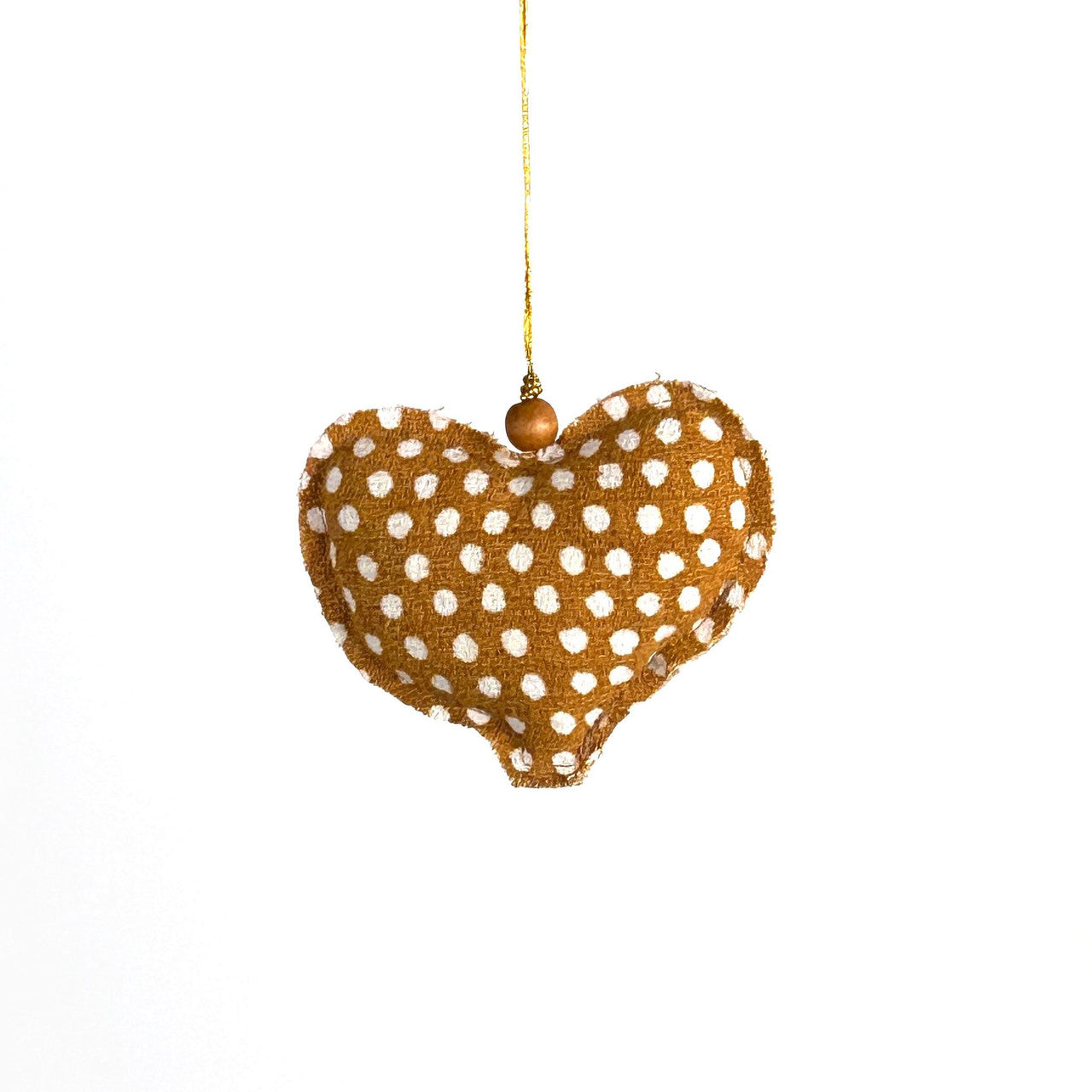 Mustard Yellow Whimsical Ornaments - Set of 4