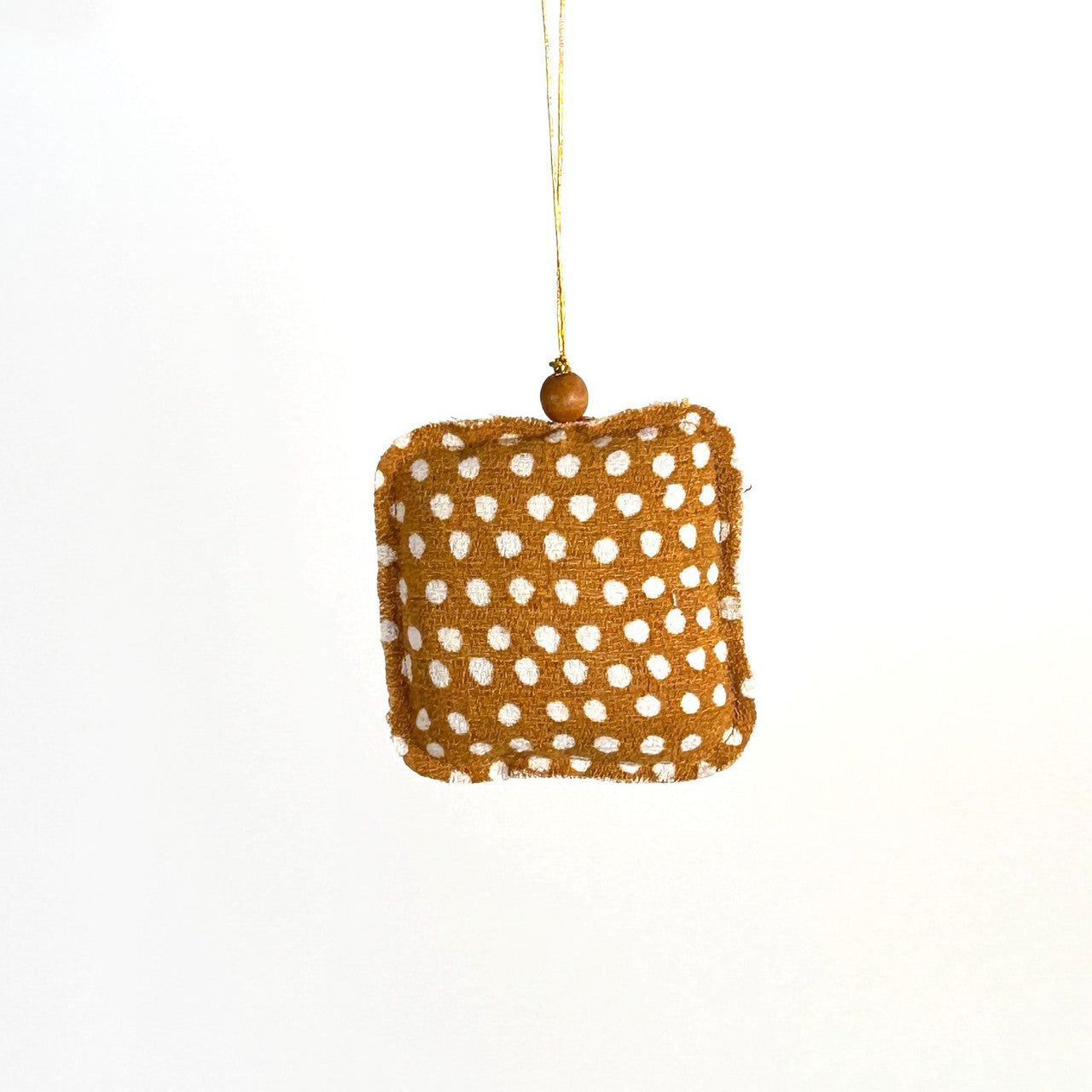 Mustard Yellow Whimsical Ornaments - Set of 4