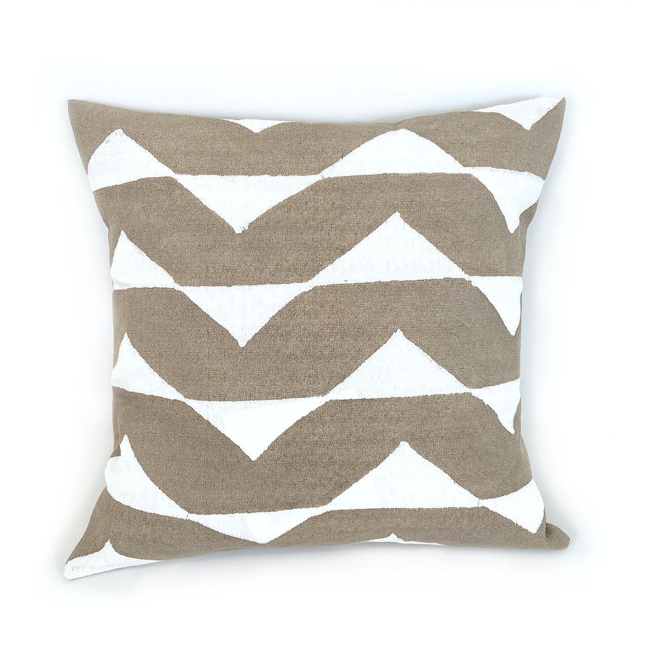 Sadza Triangles Pillow Cover - Savanna Beige