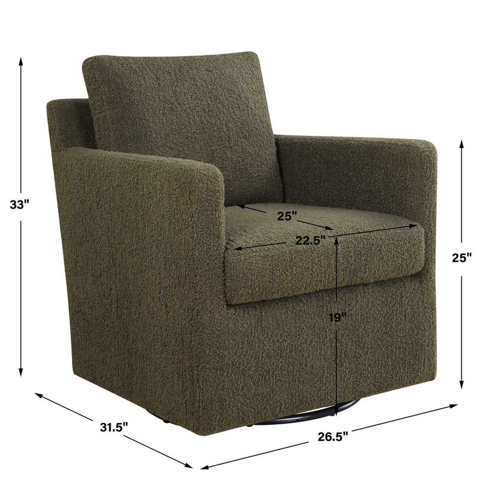 Tisdell Kale Swivel Glider