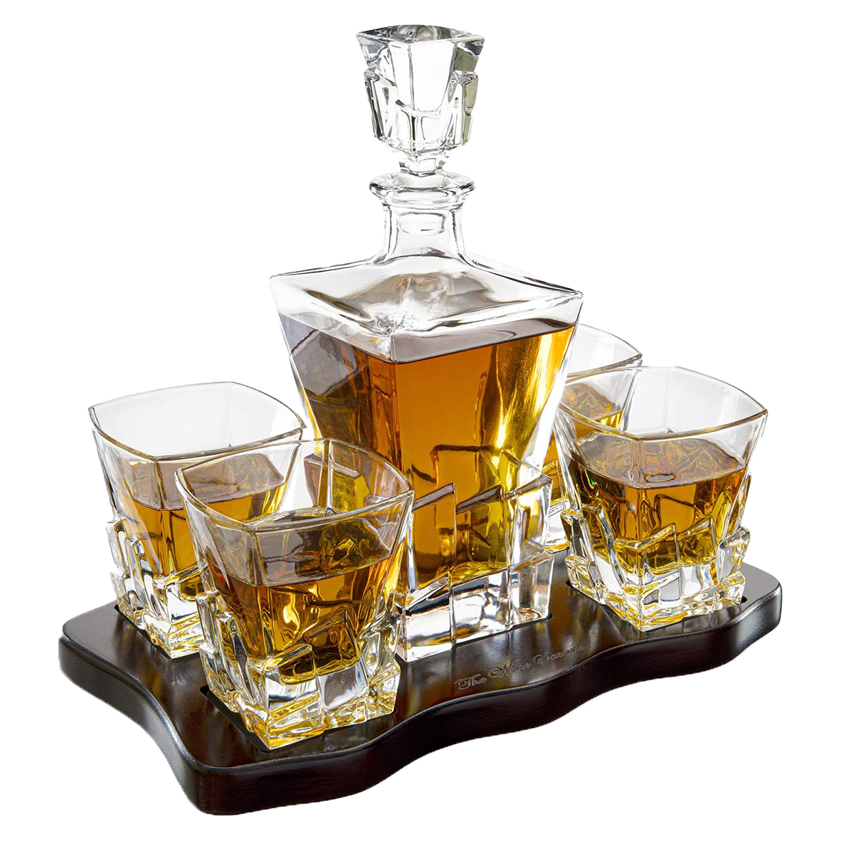 Wine And Whiskey Iceberg Decanter Premium Barware Gift Elegant Drinkware Collection