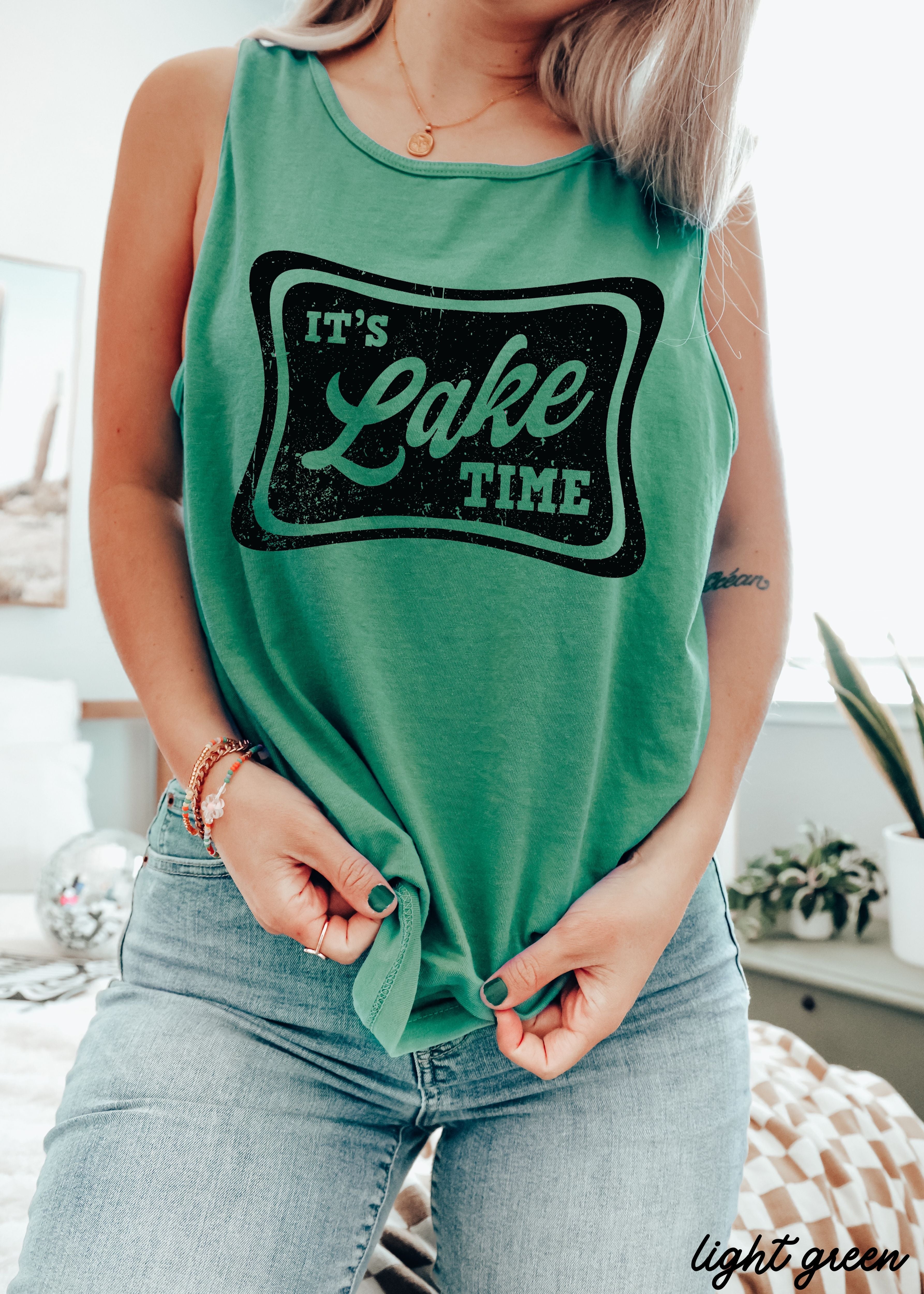 Lake Time Tank *10 Colors (S-3X)