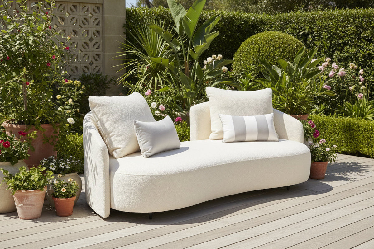 Serene Outdoor 6-Piece Lounge Set – 2-Sofas, Arm chair and Table Set