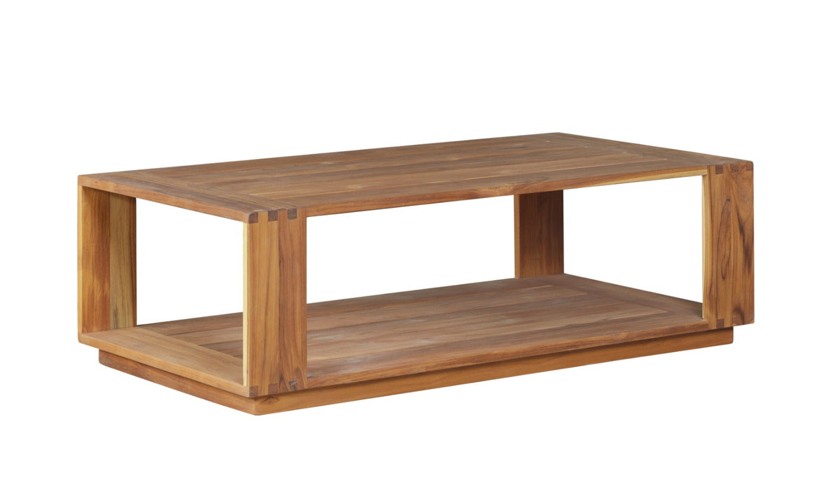 Imperial Grove Outdoor Solid Teak Wood Coffee Table