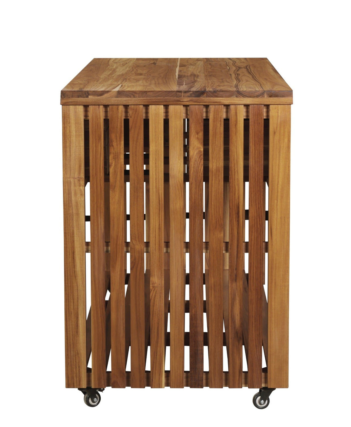 Imperial Grove Outdoor Solid Teak Wood Kitchen Island