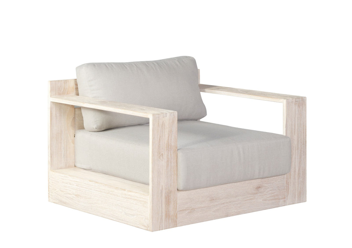 Imperial Grove Outdoor Solid Teak Wood, Natural Look ArmChair