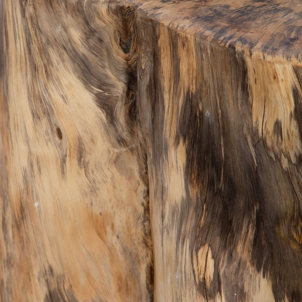 The Timberline Tamarind Wood Accent Stool