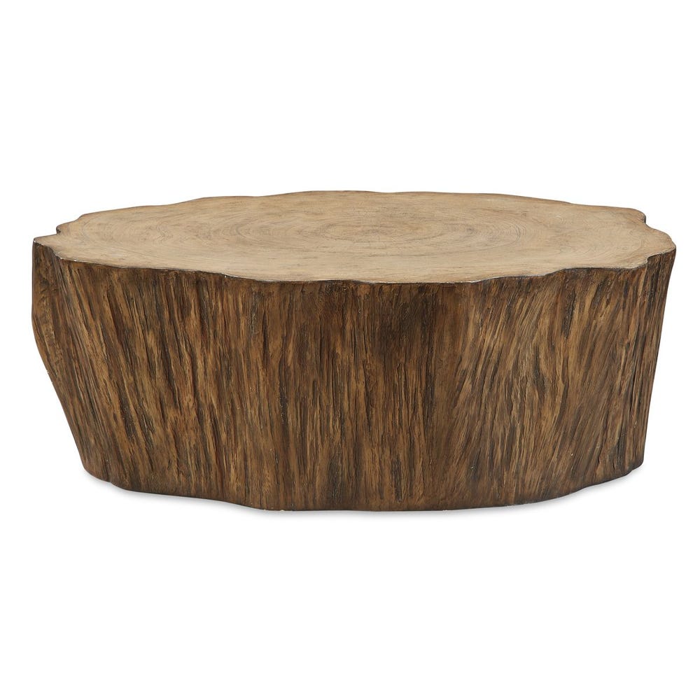 The Timber Cast Wood Coffee Table