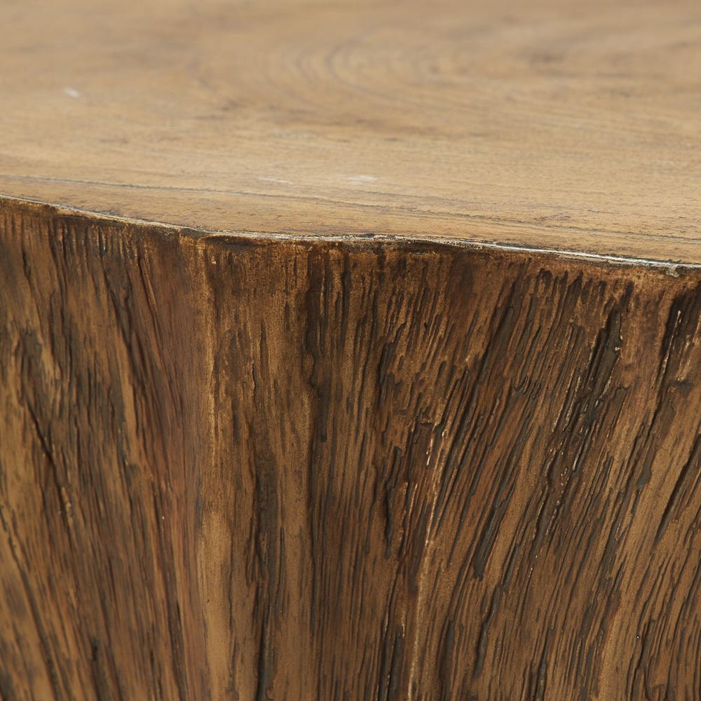 The Timber Cast Wood Coffee Table