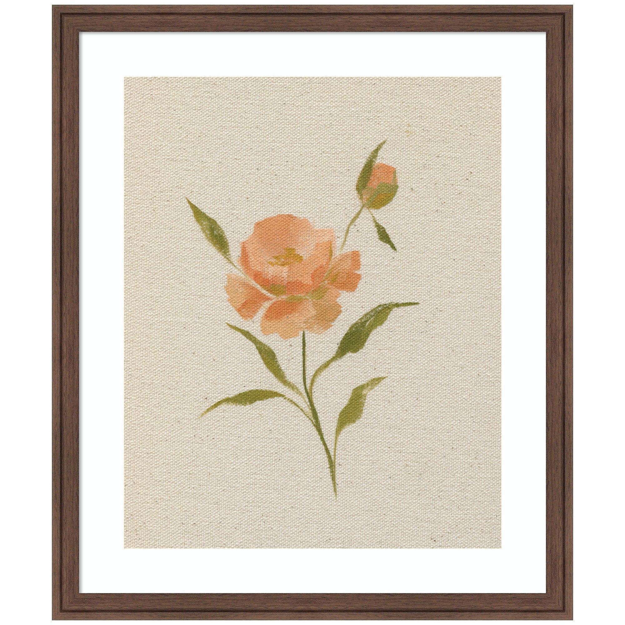AQ Simple Bloom No 7 by Annie Quigley Framed Wall Art Print