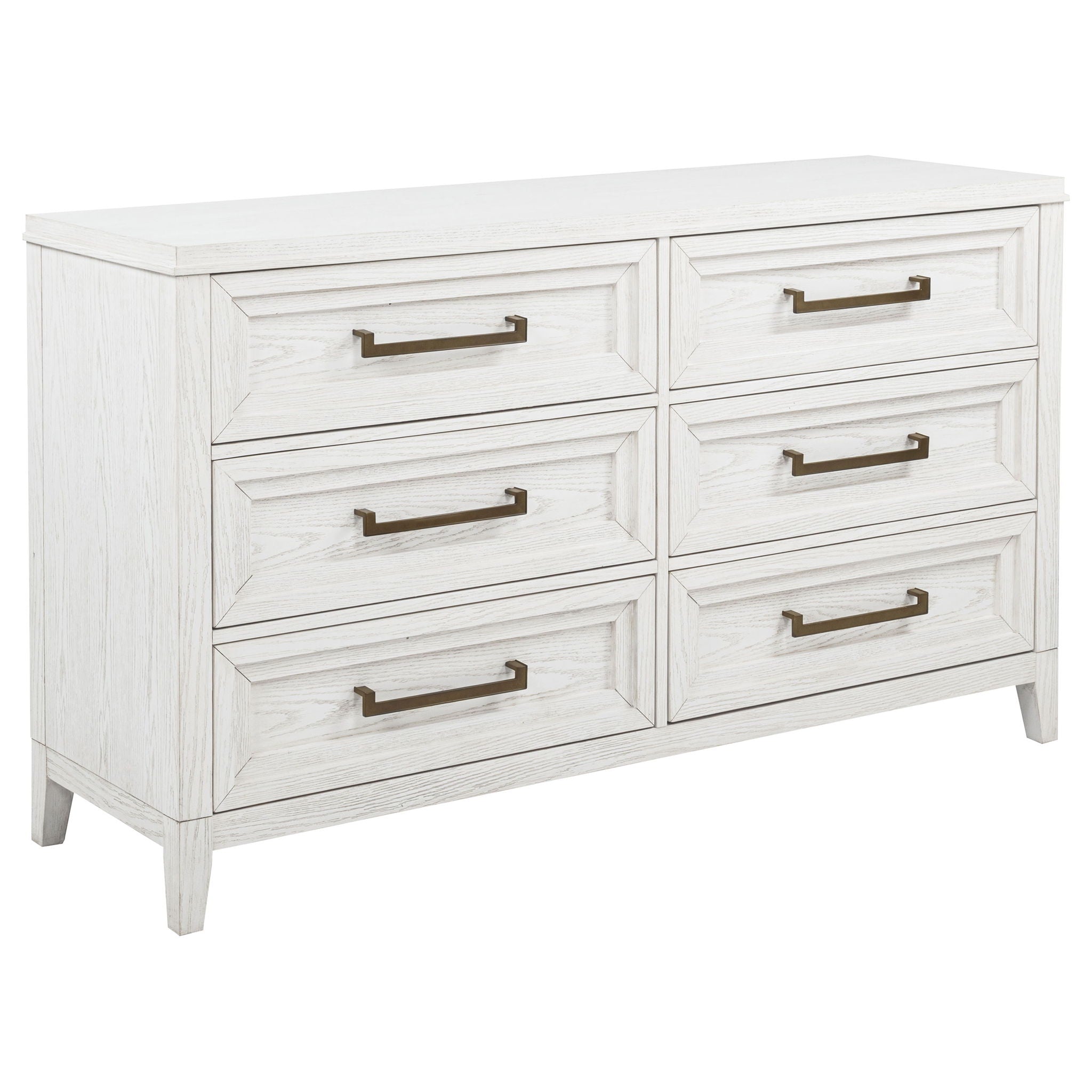Marielle 4-piece Queen Bedroom Set Distressed White