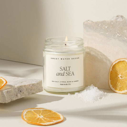 Salt and Sea 9 oz Soy Candle