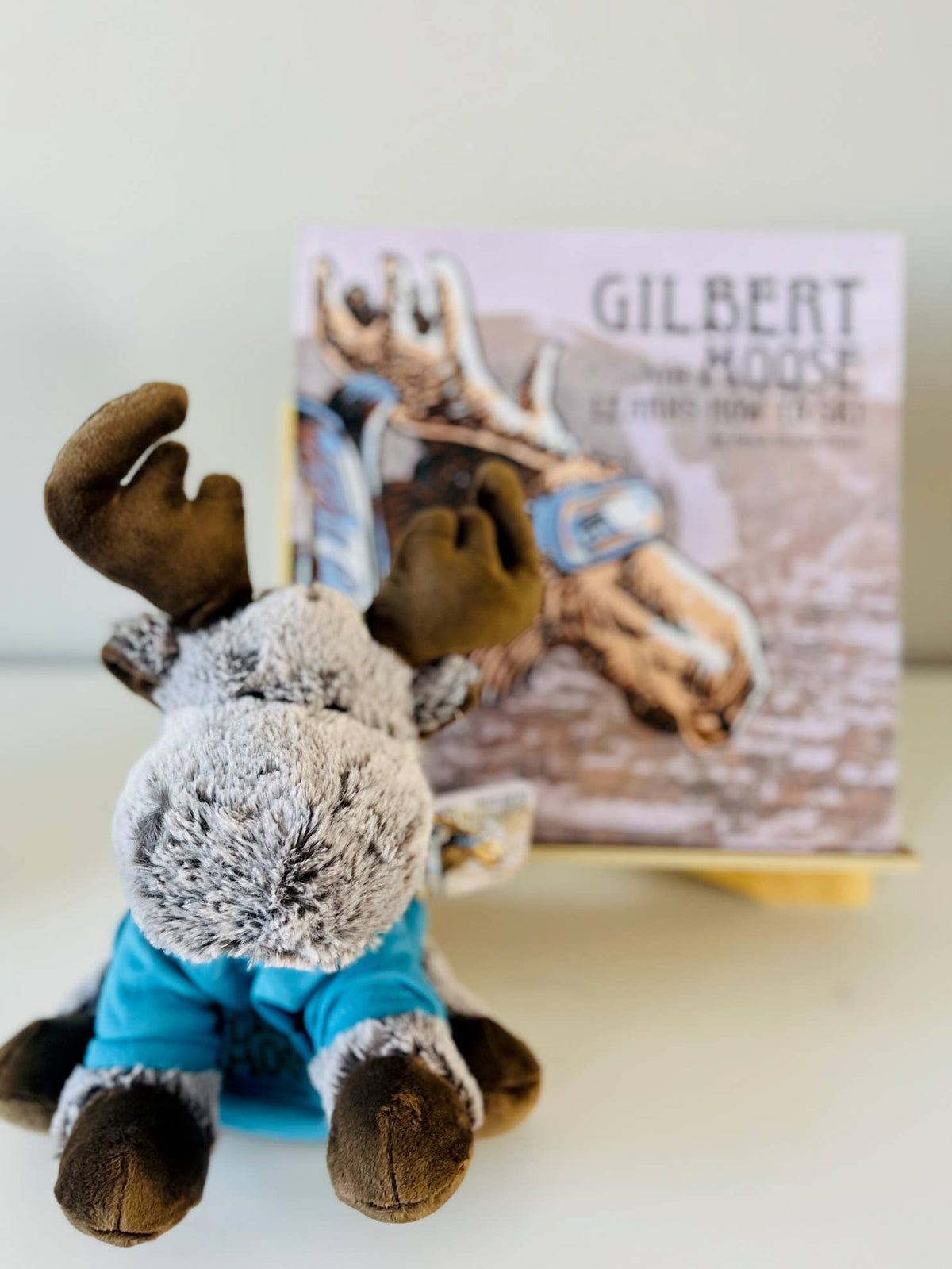 Gilbert the Moose Learns How To Ski - children's book