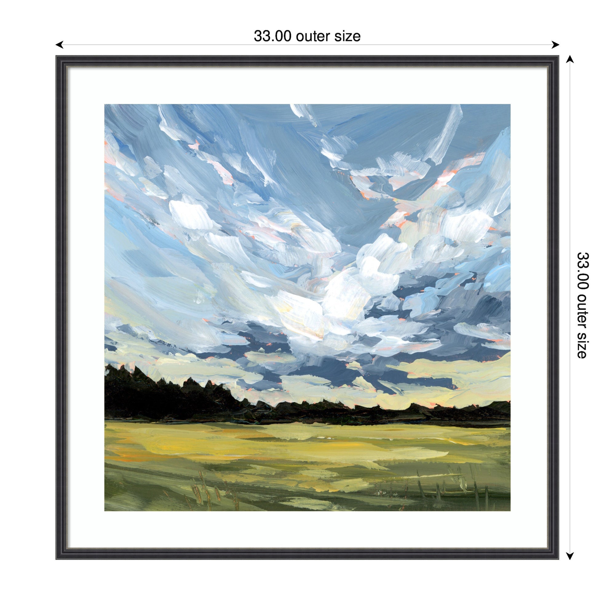 Framed Art Before The Storm by Emily Kenney