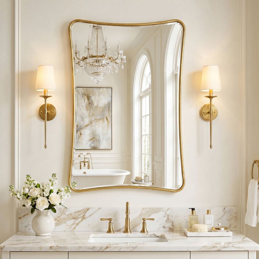 Aurélie Gold Mirror