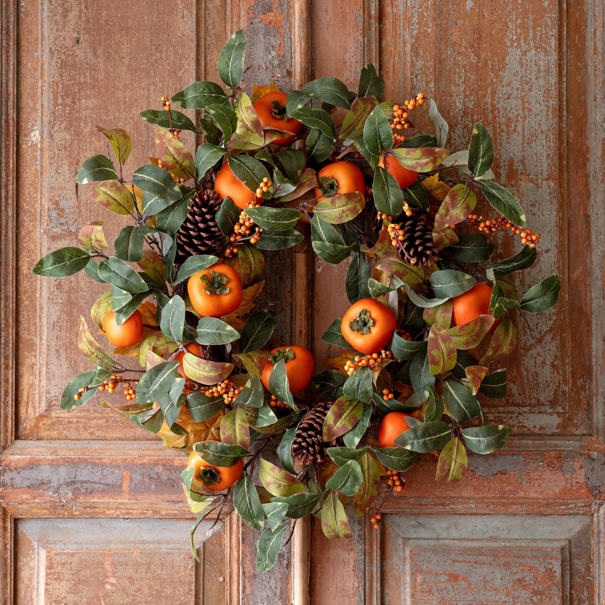 Persimmon Harvest Wreath
