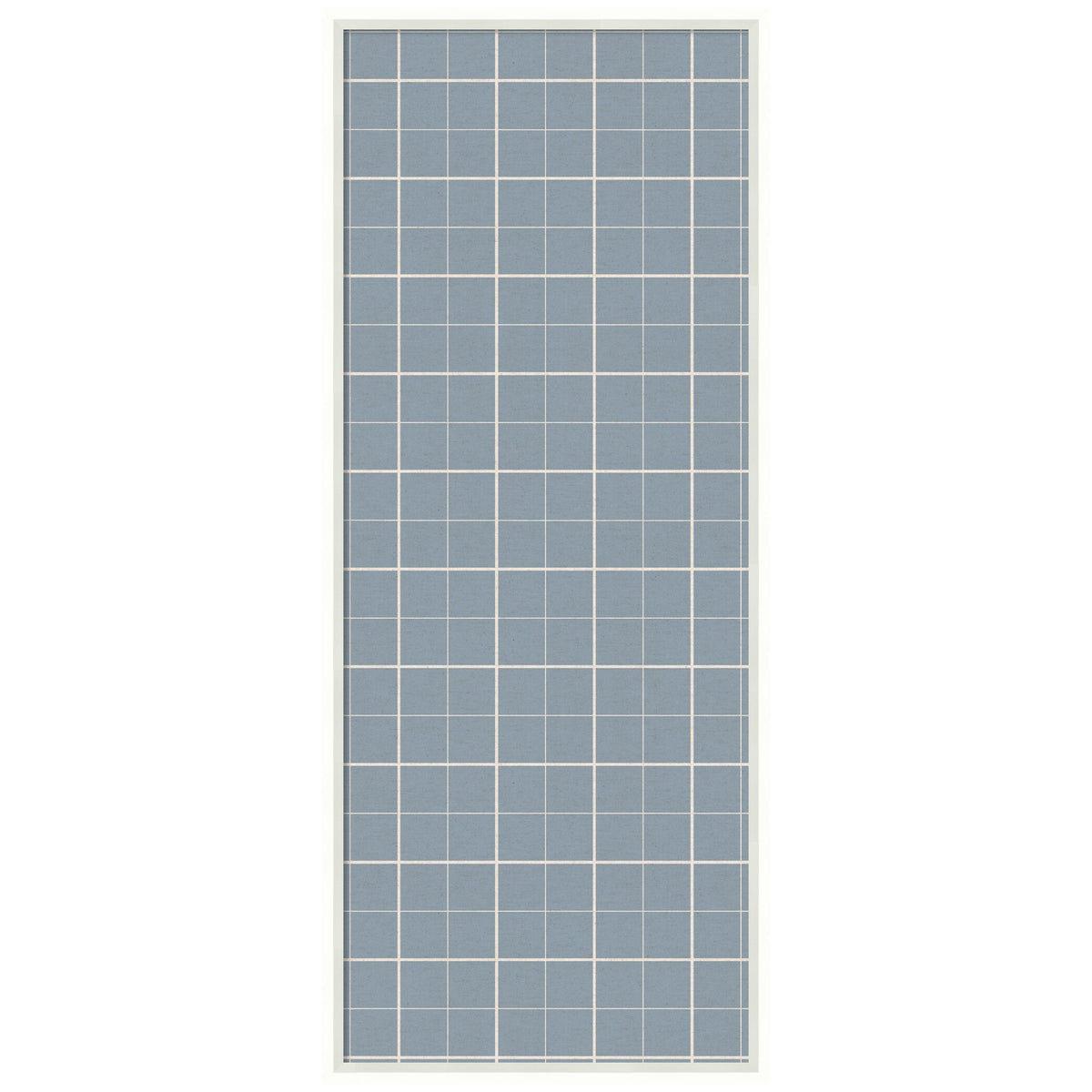 Framed Fabric Pinboard Light Blue Plaid Wall Organization
