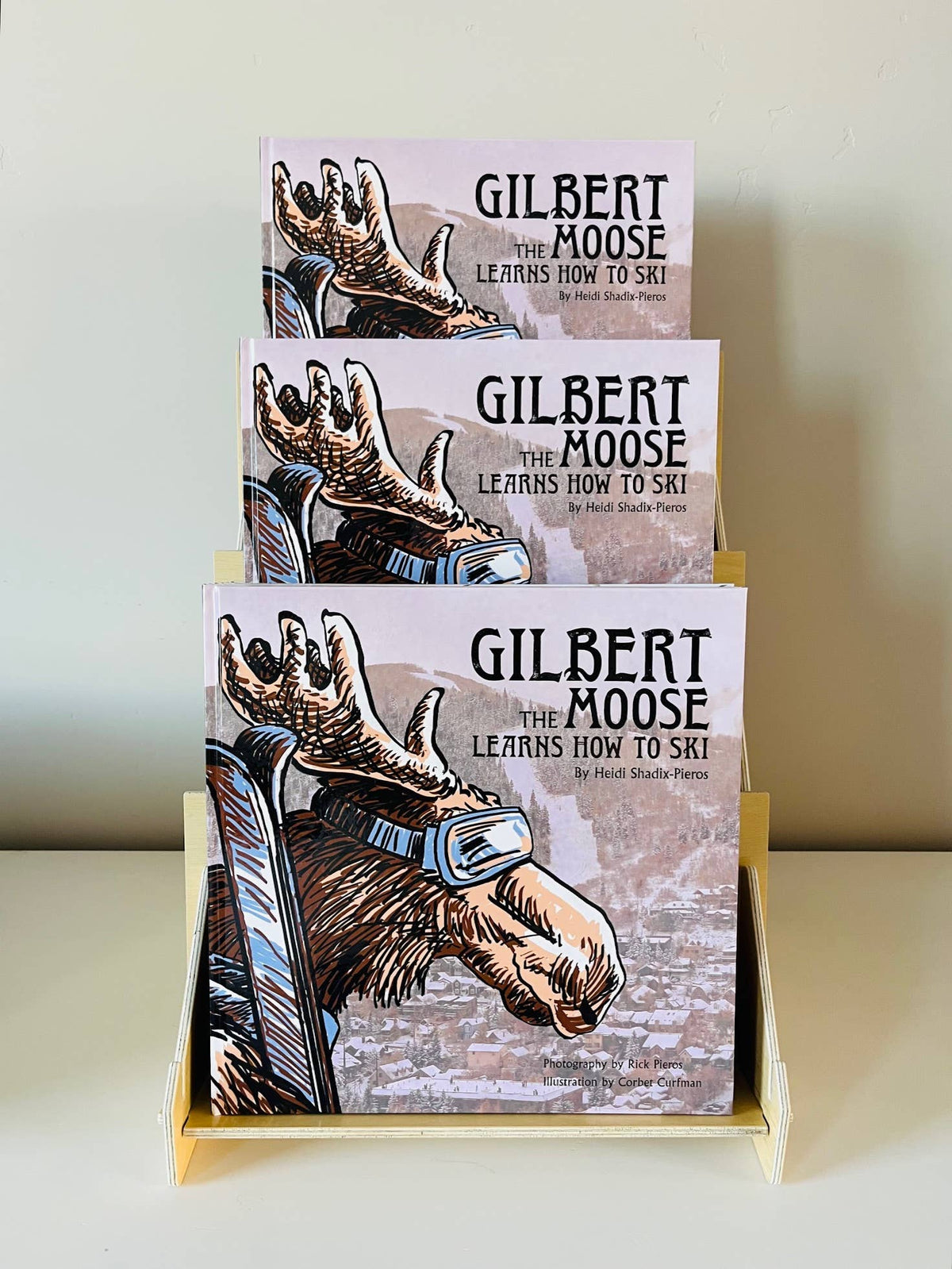 Gilbert the Moose Learns How To Ski - children's book