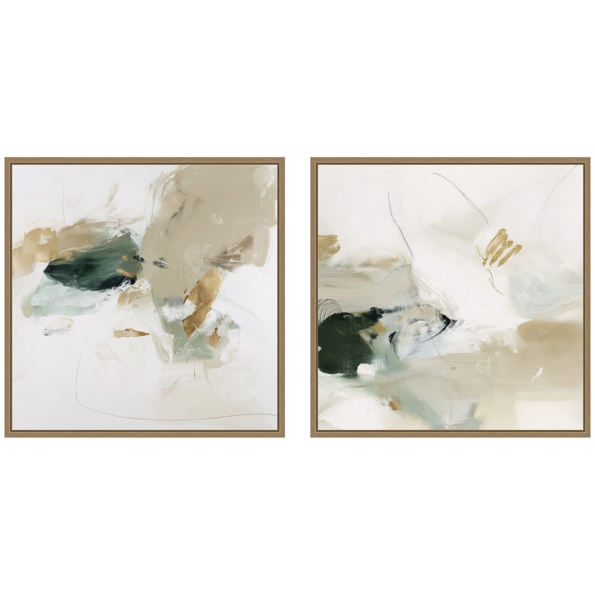 Field No. 1 & No. 2 2 Piece Framed Canvas Wall Art Set by Amy Lighthall