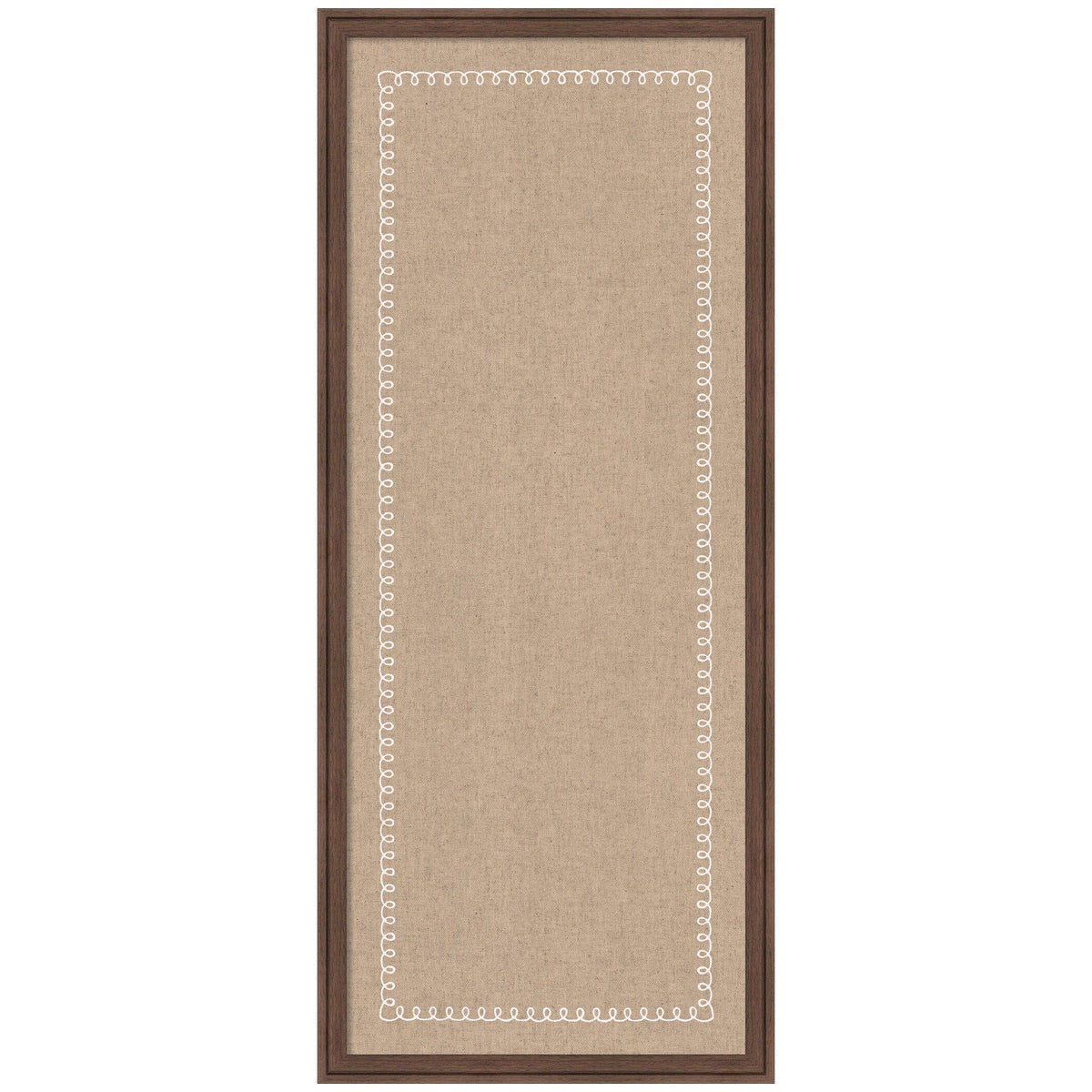 Pinboard White Scalloped Edge