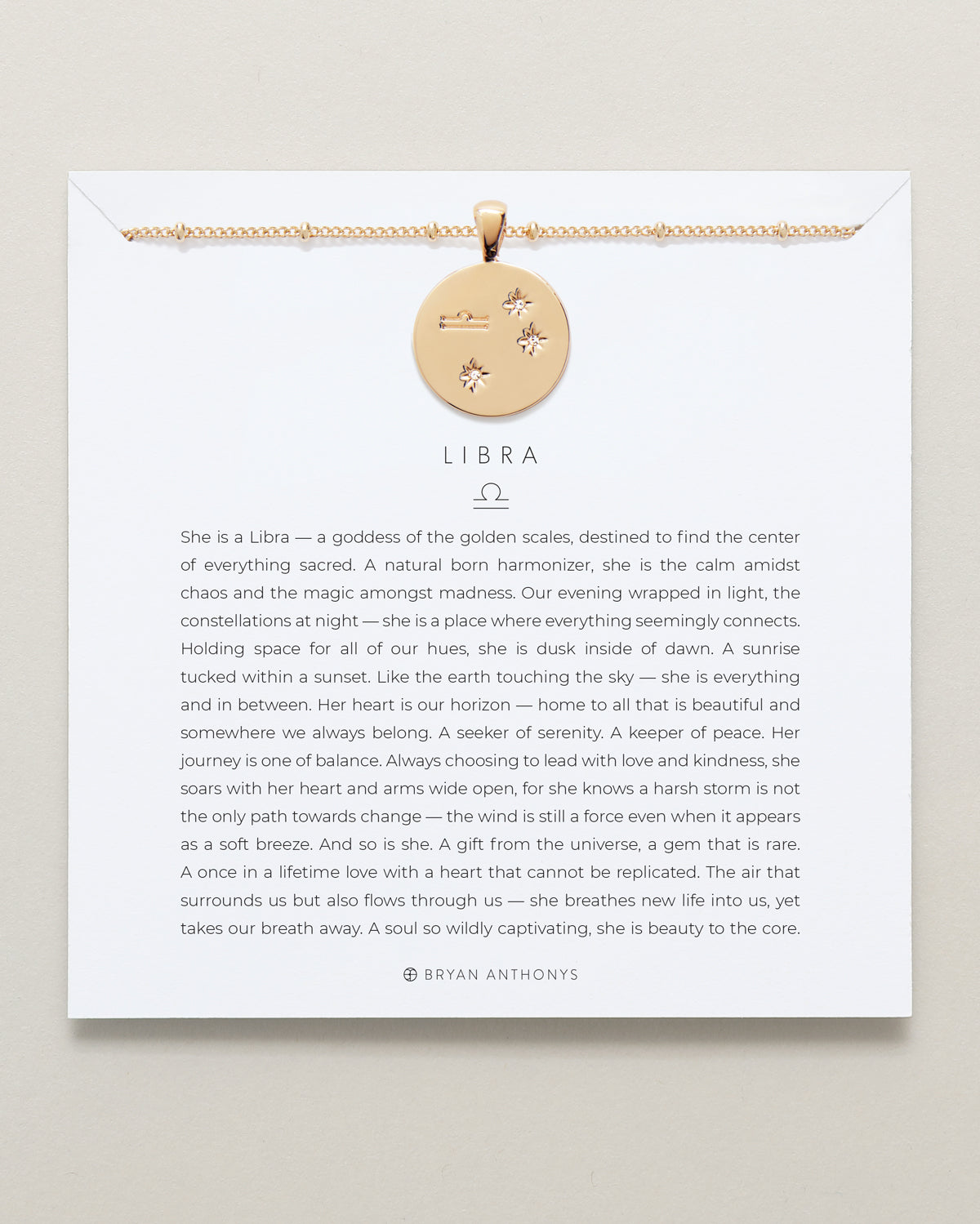 Libra — Zodiac Necklace