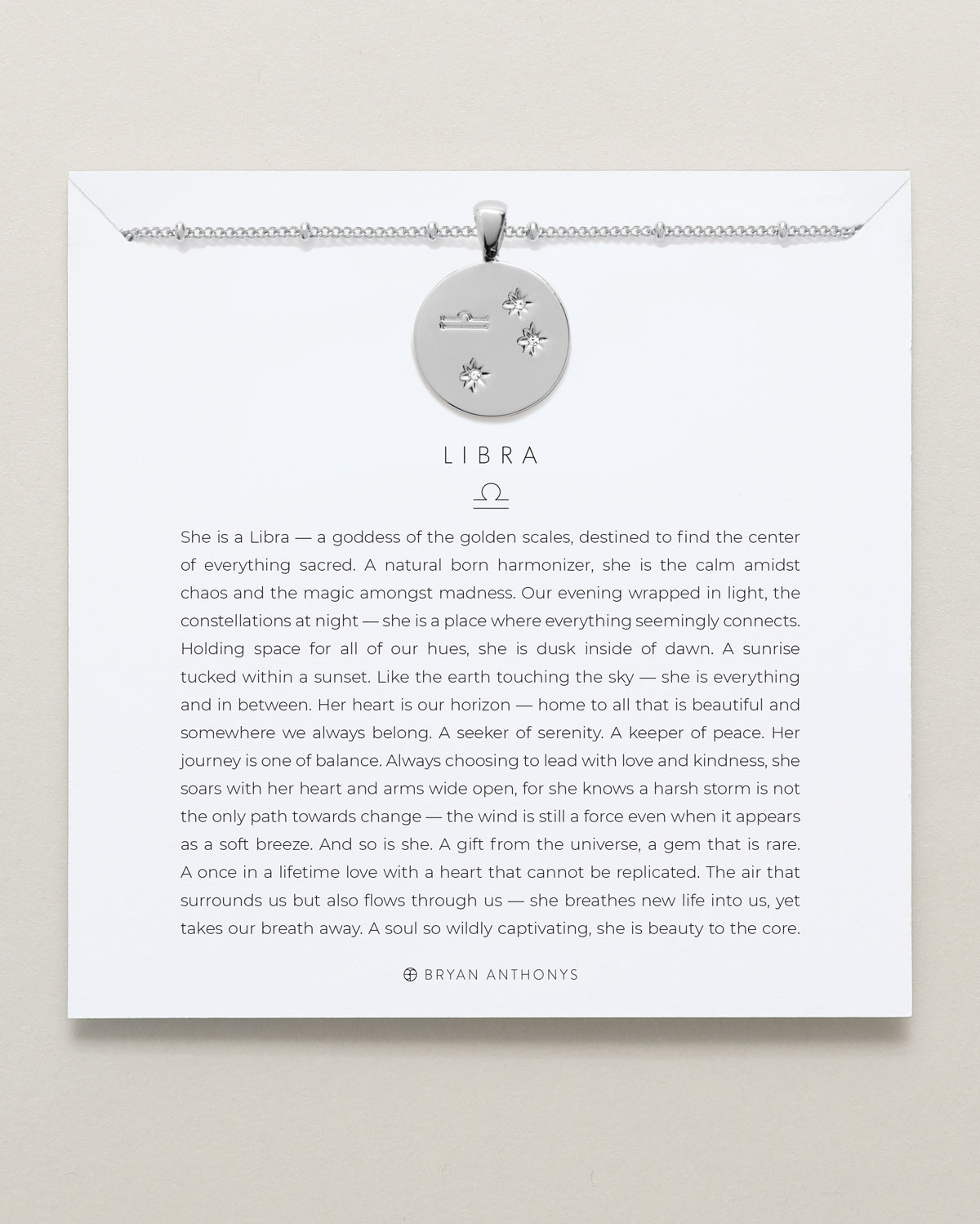 Libra — Zodiac Necklace