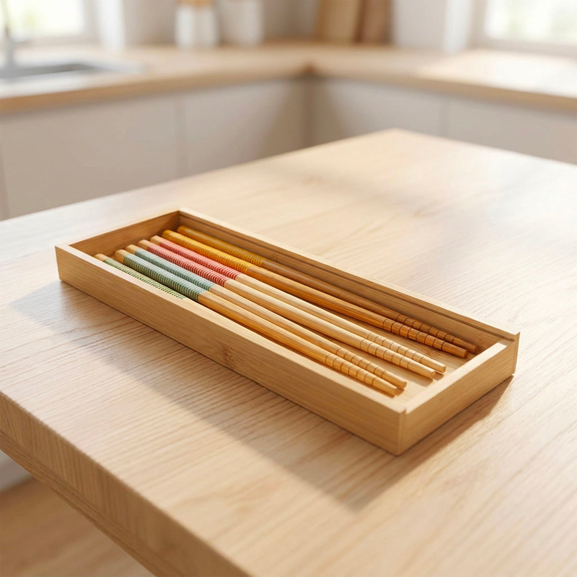 Bamboo Chopstick Box | Large