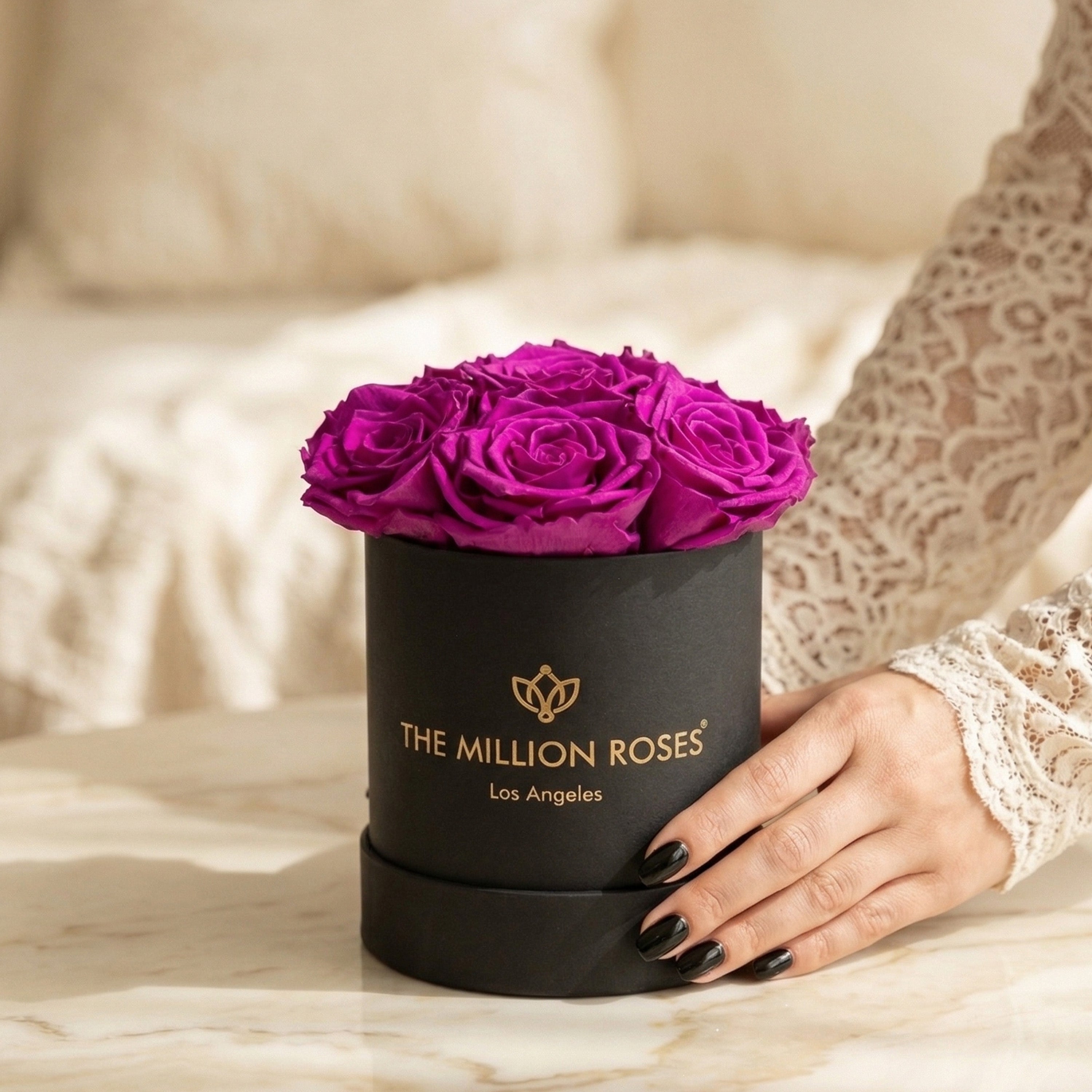 Essence Black Box | Bright Purple Roses
