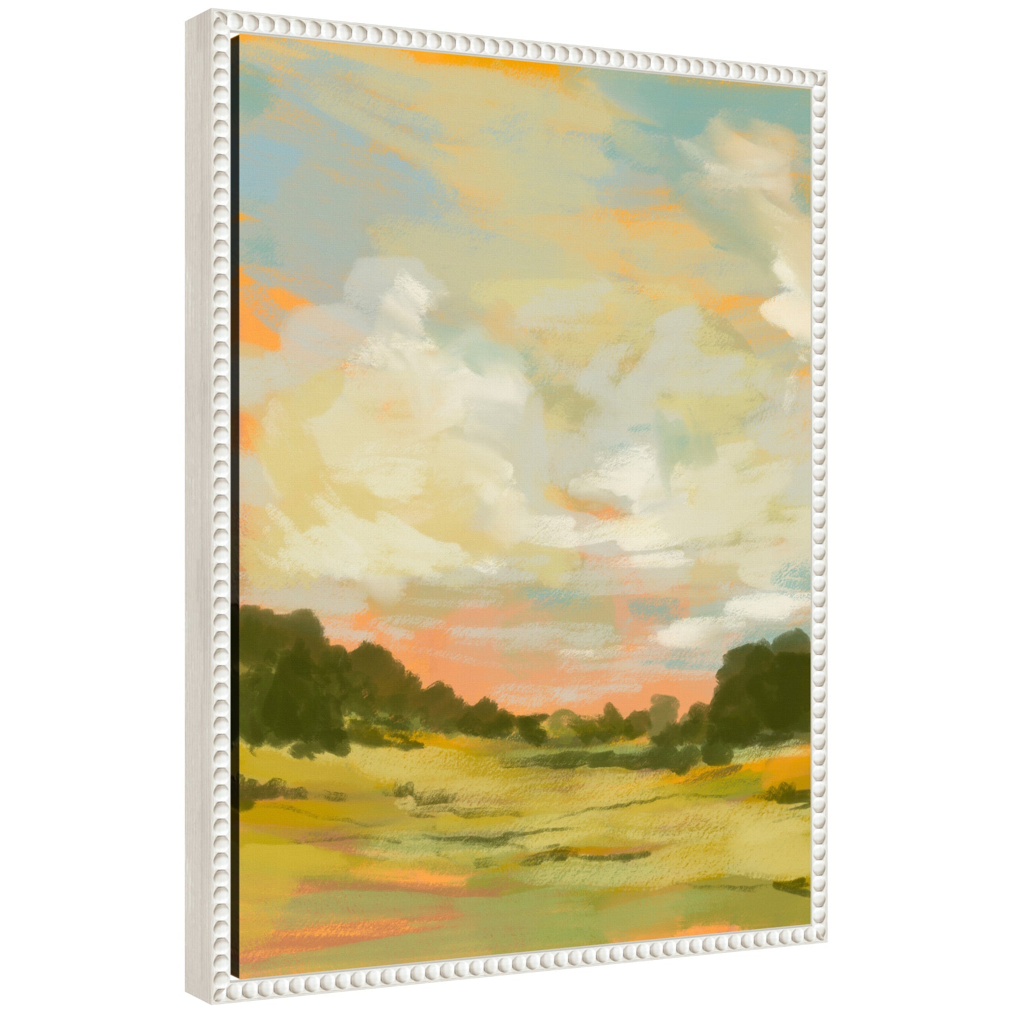 Sylvie Landscape 2 Framed Canvas by Annie Quigley