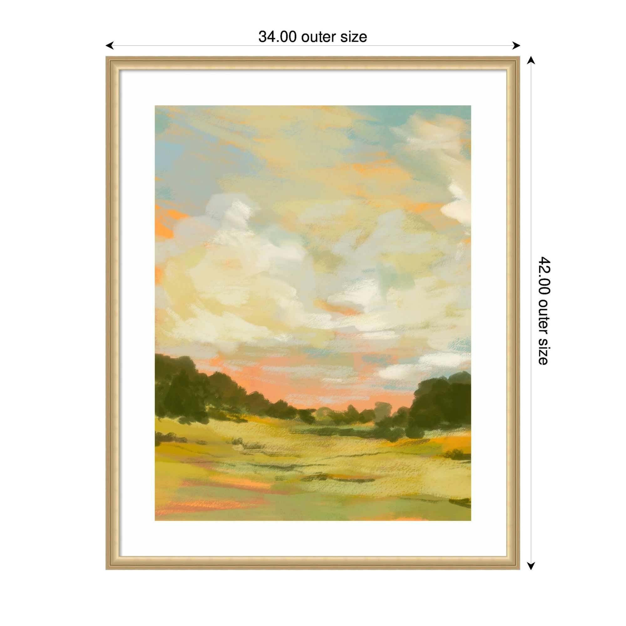 Framed Art Landscape 2 by Annie Quigley
