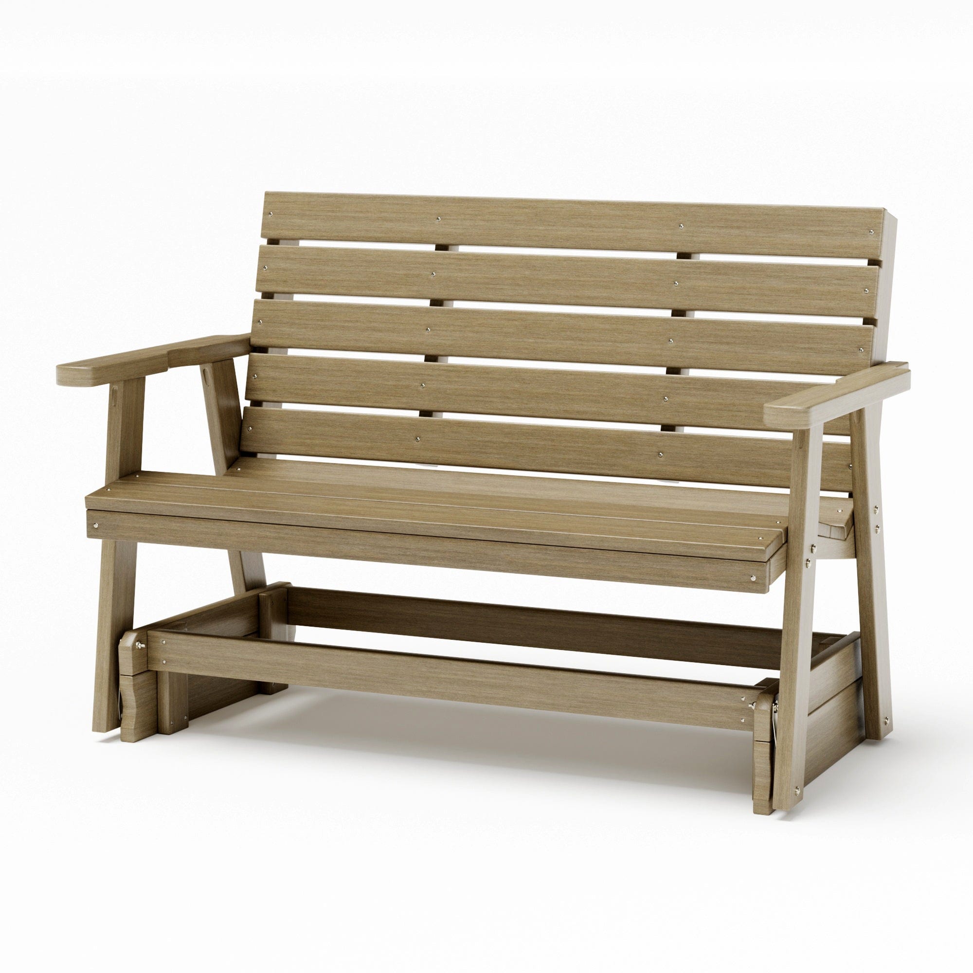SimplyPoly Amish Made Signature Recycled Plastic Porch Glider