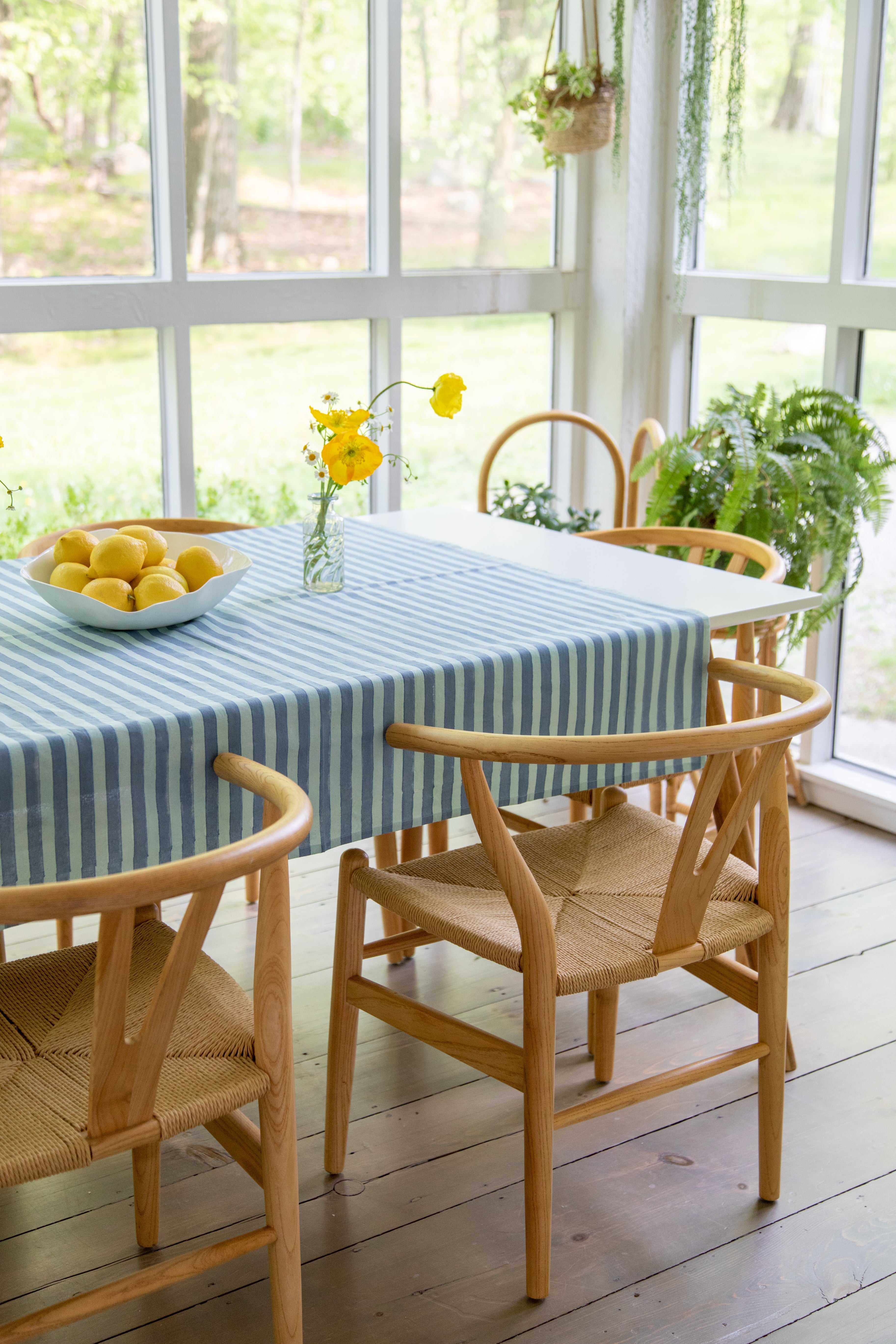 Striped Table Throw