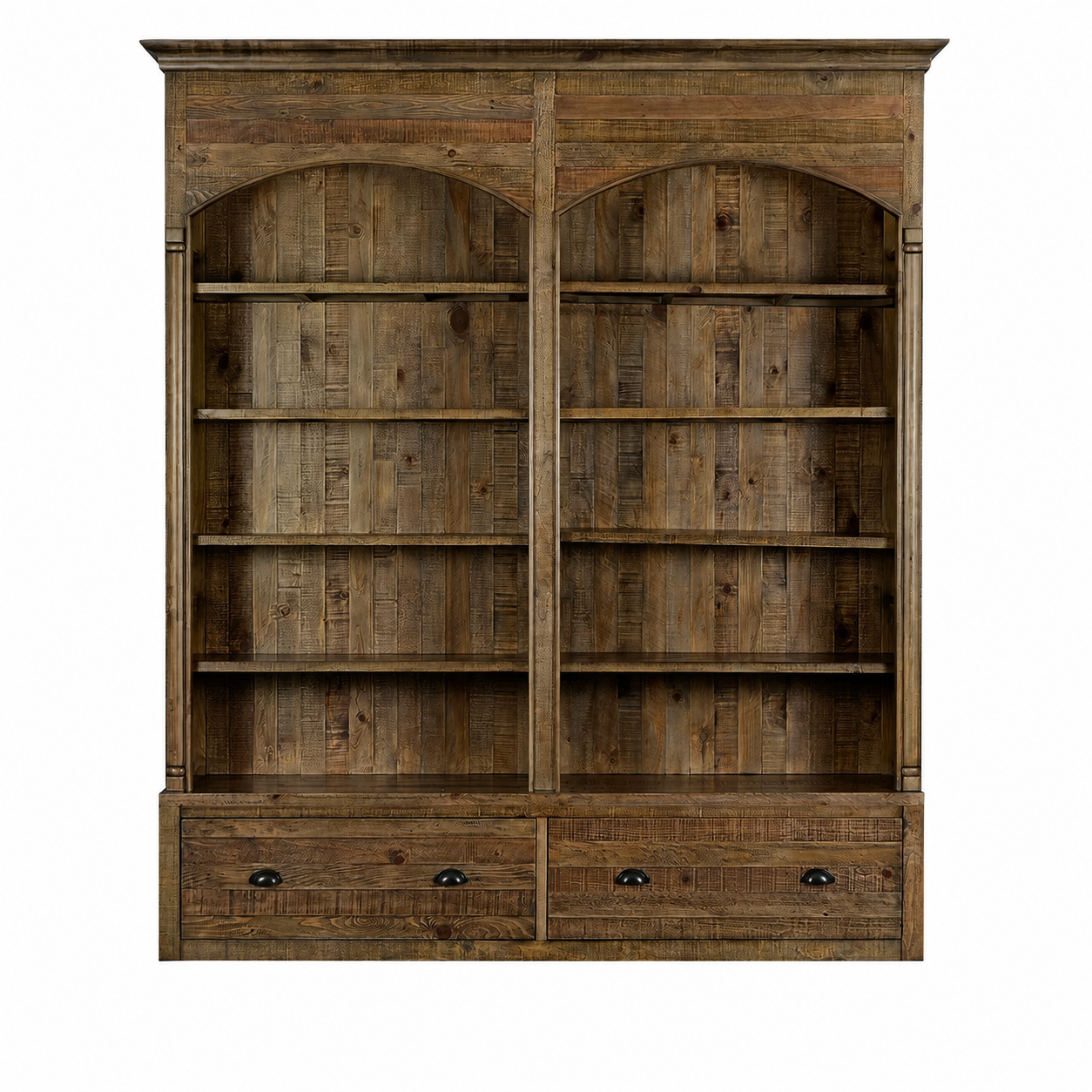 Franklin Double Arch Bookcase